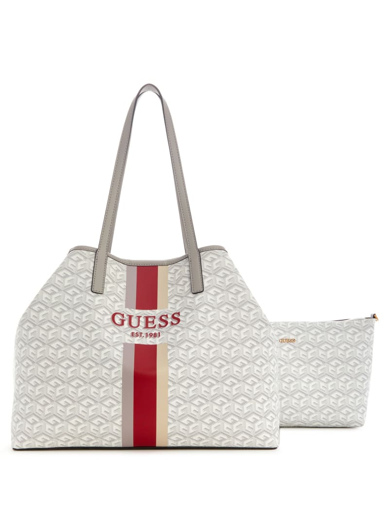 Guess Vikky Large Tote - Steel