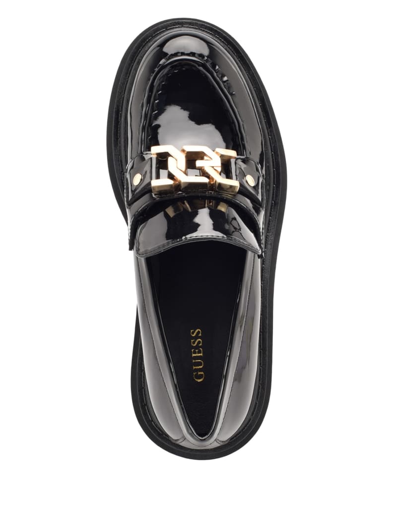 Guess Keates Lug-Sole Loafers - Black 001