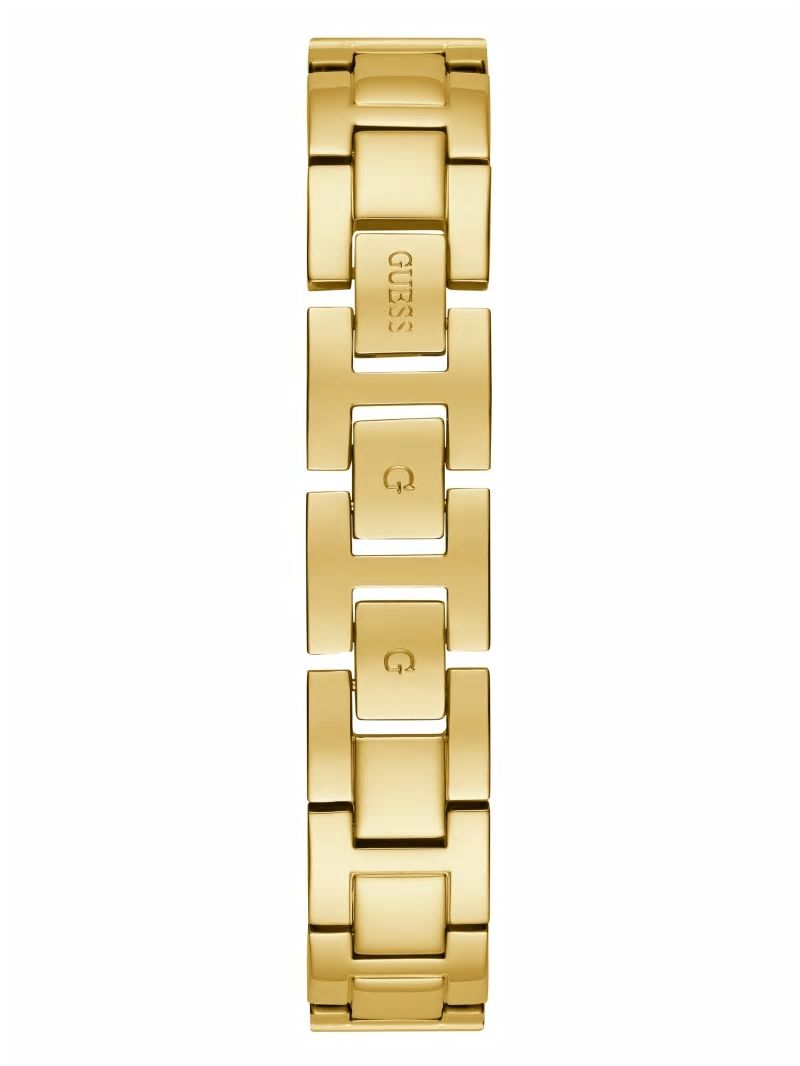 Guess Gold-Tone Mixed Chain Analog Watch - Gold