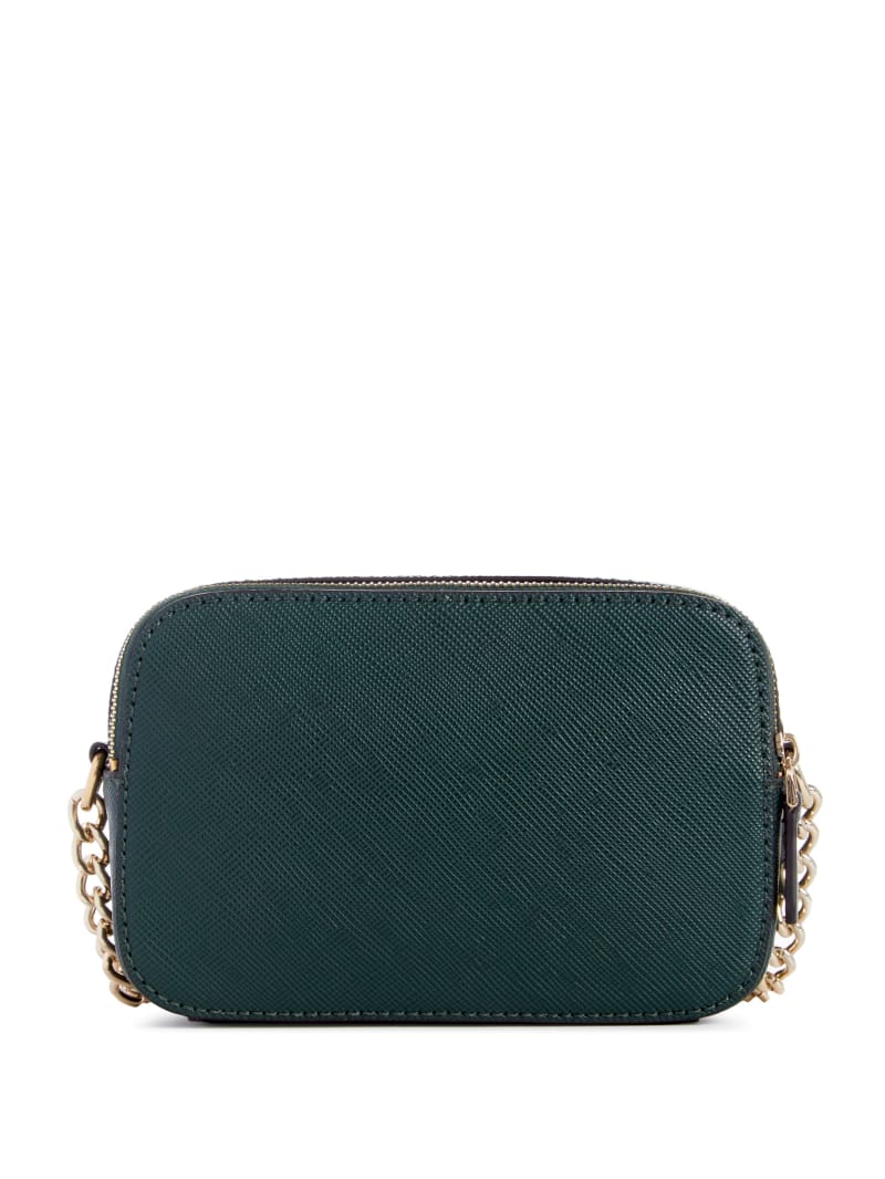 Guess Noelle Camera Crossbody - Forest Green