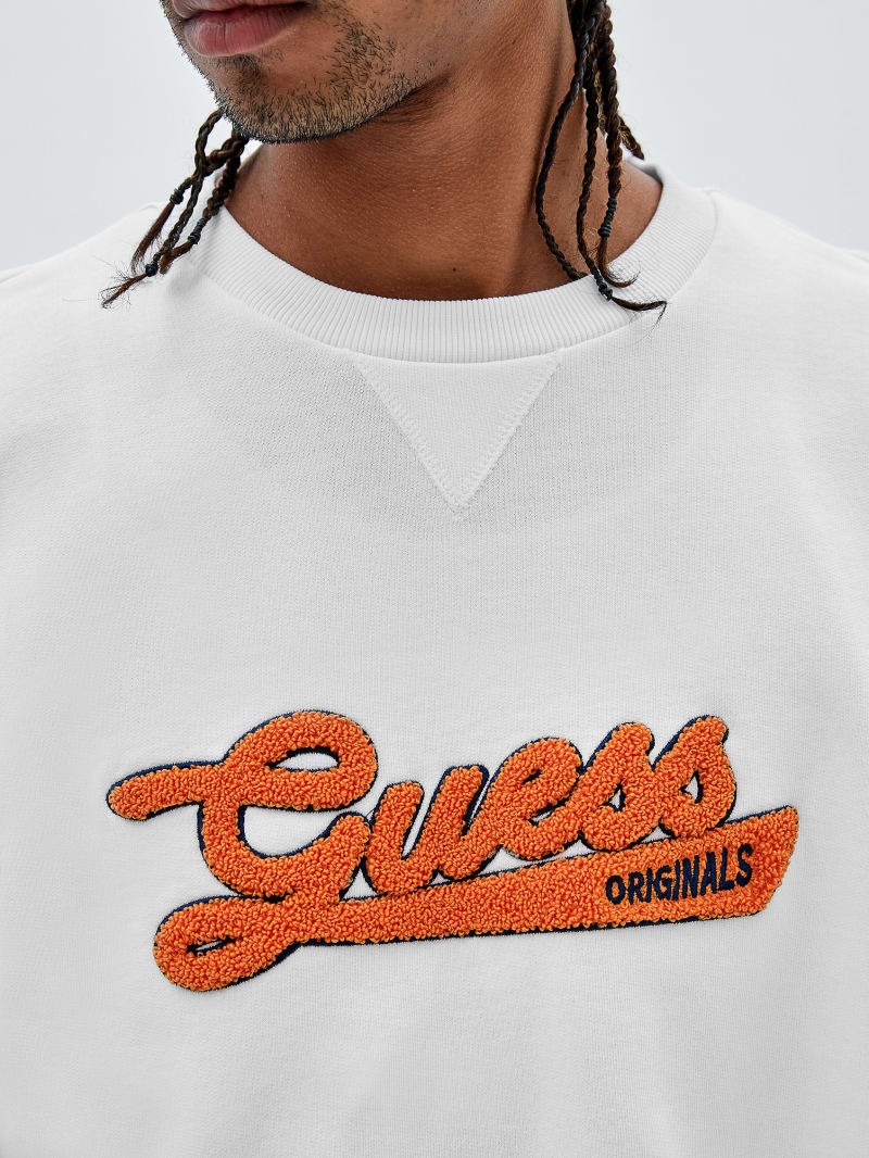 Guess GUESS Originals Drawstring Sweatshirt - Pure White