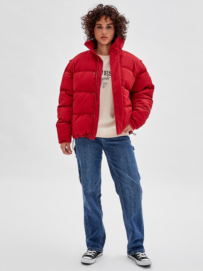 Guess GUESS Originals Puffer Jacket - Chili Red