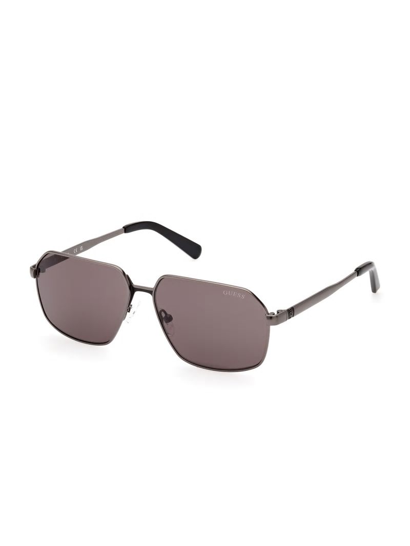 Guess Otto Navigator Metal Sunglasses - Black