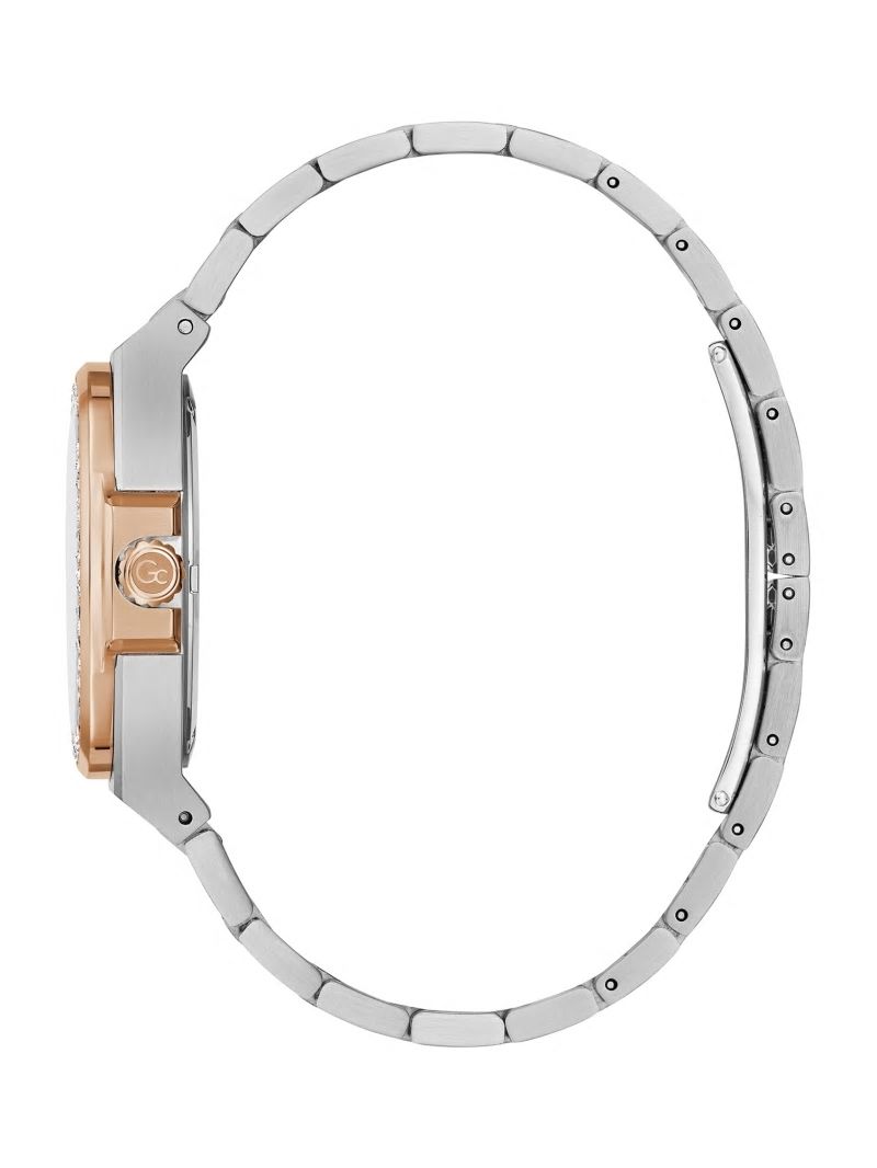 Guess Two-Tone and Mother-of-Pearl Analog Watch - Rose Gold