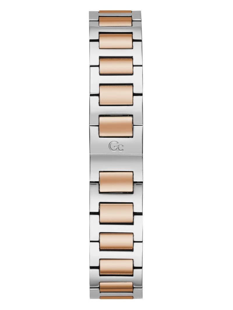 Guess Two-Tone and Mother-of-Pearl Analog Watch - Rose Gold