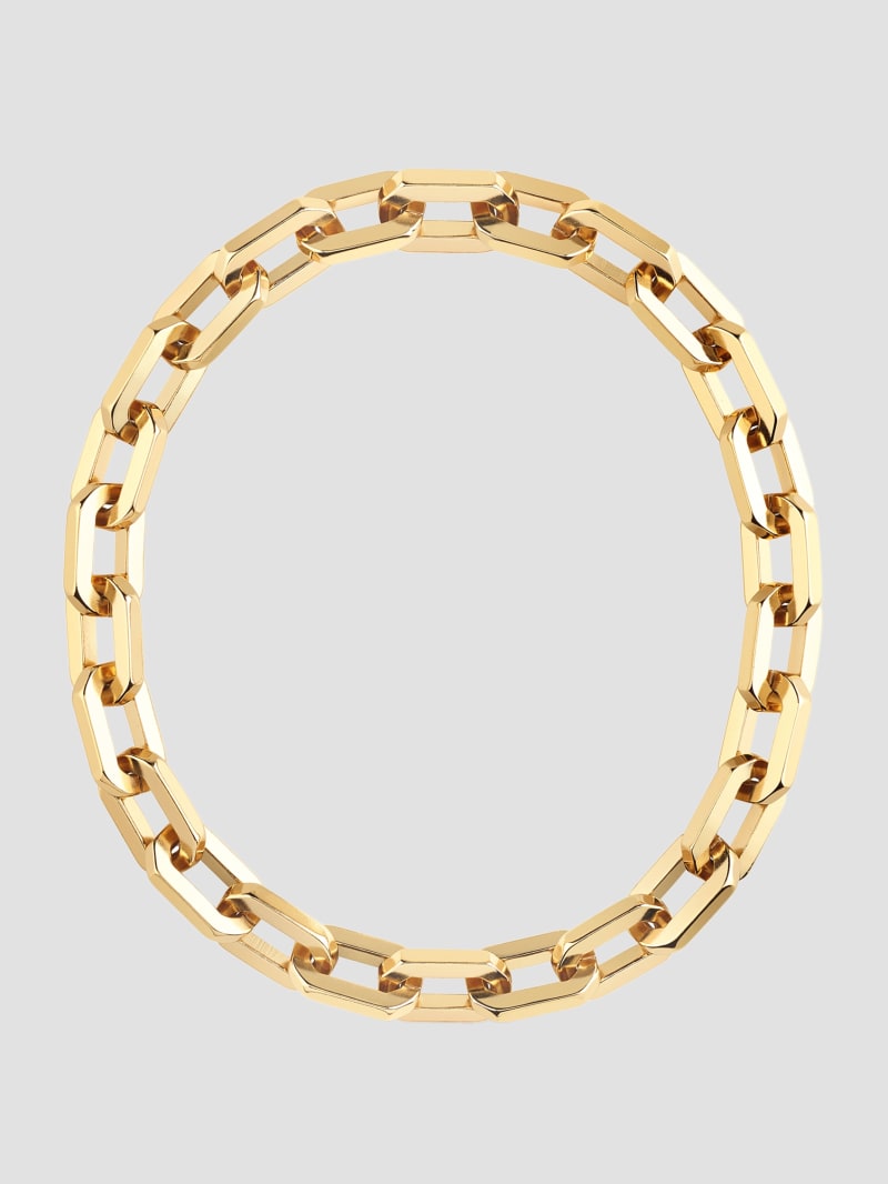 Guess Gold-Tone Octagonal Necklace - Yellow Gold