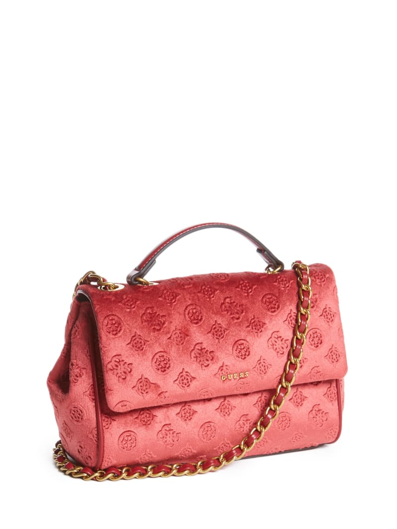 Guess Kimi Logo Convertible Crossbody - Red