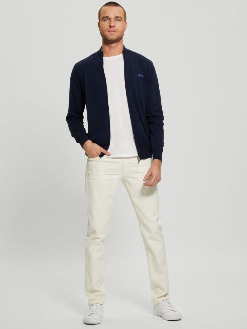 Guess Coated Tapered Jeans - London Fog Coated