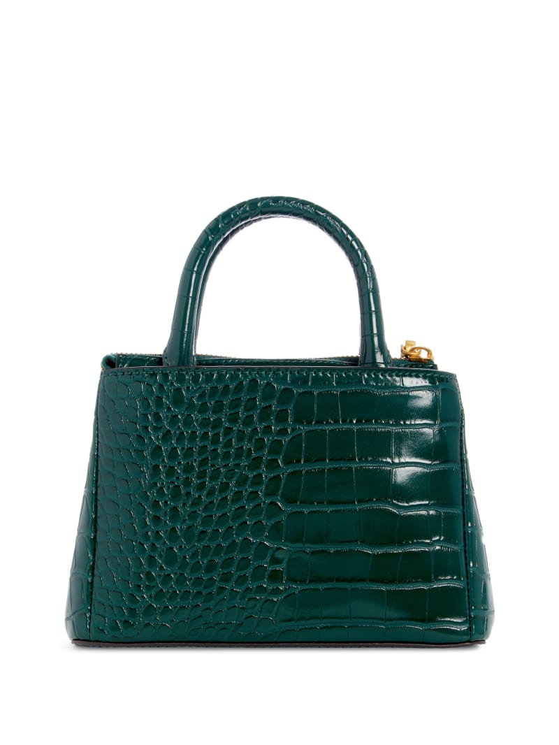 Guess G James Mini Satchel - Forest Green