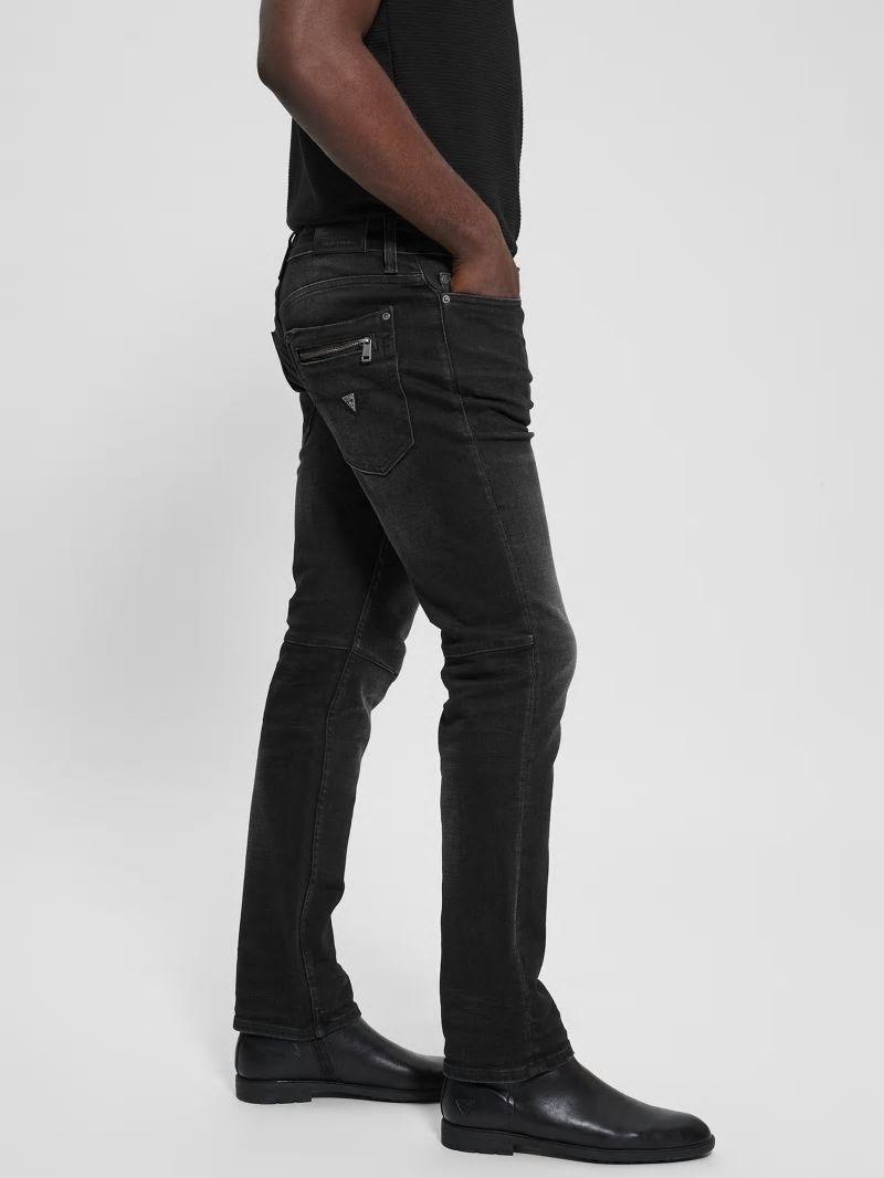 Guess Regular Straight Jeans - Glory Black