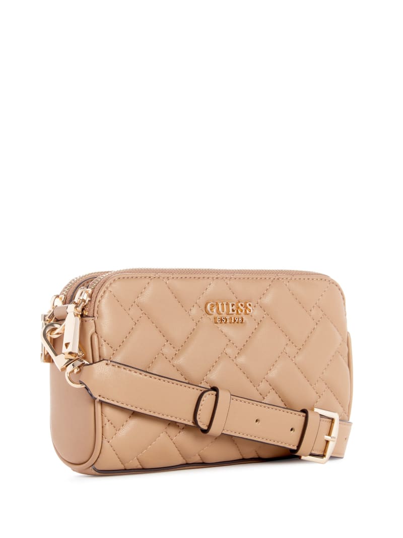 Guess Alanna Status Crossbody - Beige Overflow