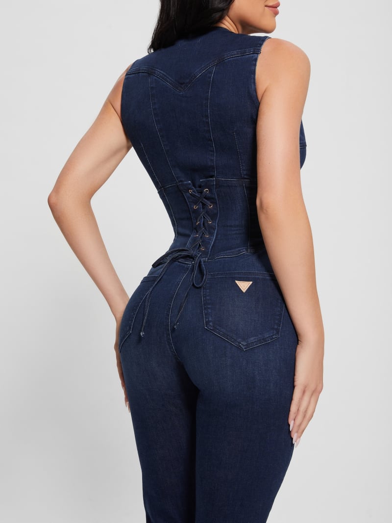 Guess Judd Denim Jumpsuit - Plume Dark