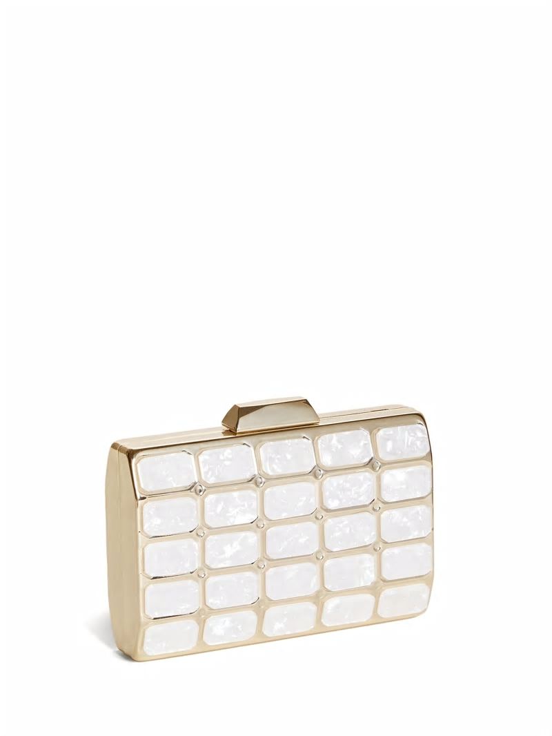 Guess La Pearla Clutch - Ivory