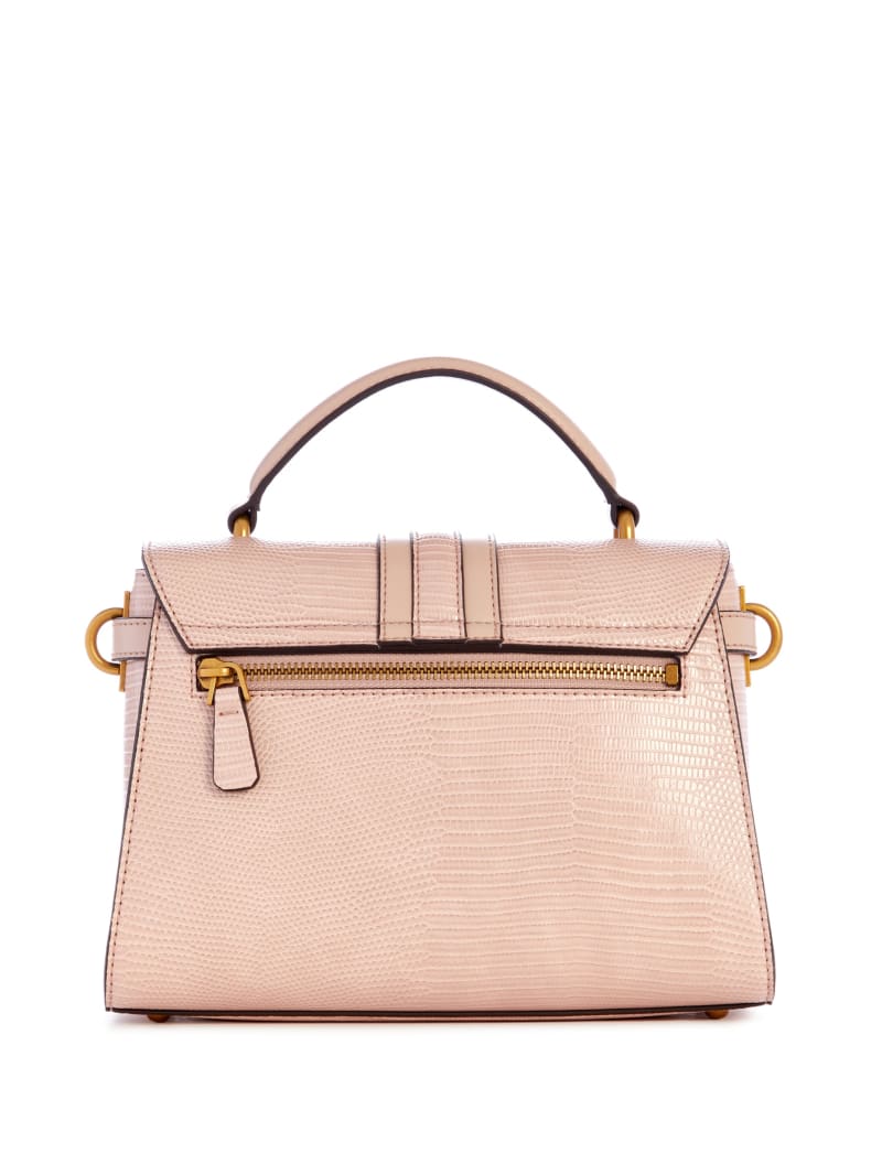 Guess Ginevra Textured Top Handle Crossbody - Light Rose