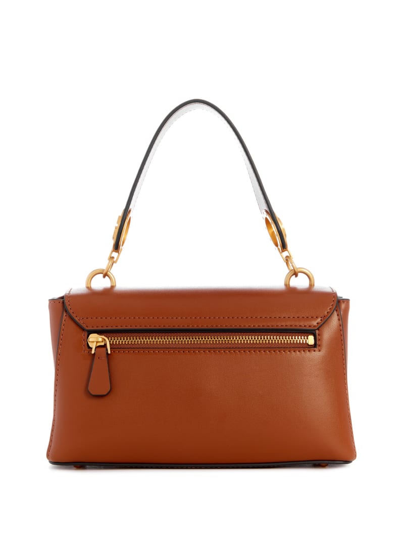 Guess Masie Top Handle Crossbody - Cognac