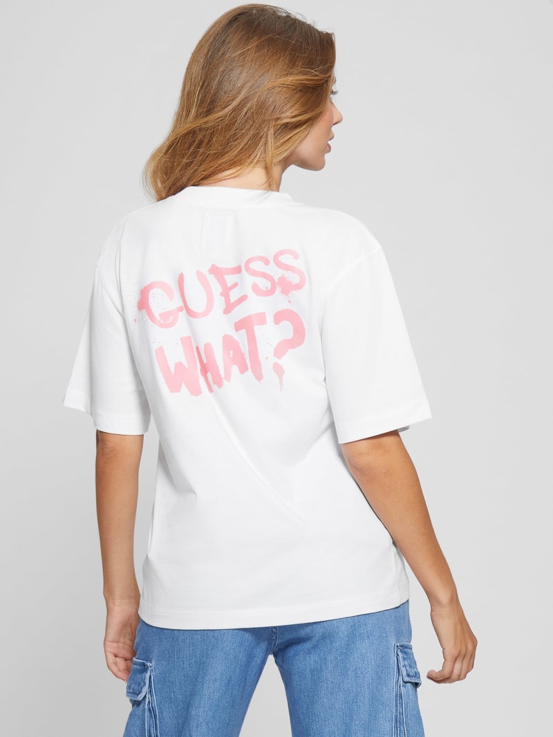 Guess Eco Bunny Graphic Tee - Pure White