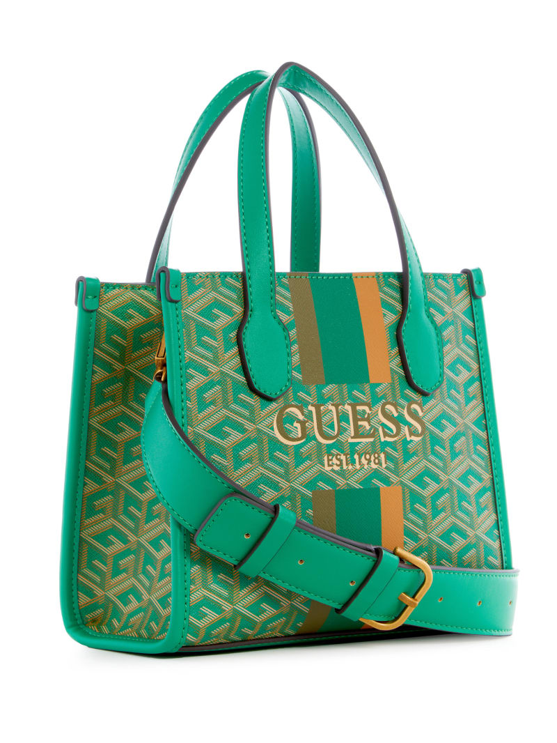 Guess Silvana Mini Totes - Forest Logo