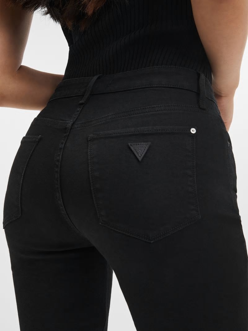 Guess Eco Sexy Straight Jeans - Carrie Black.