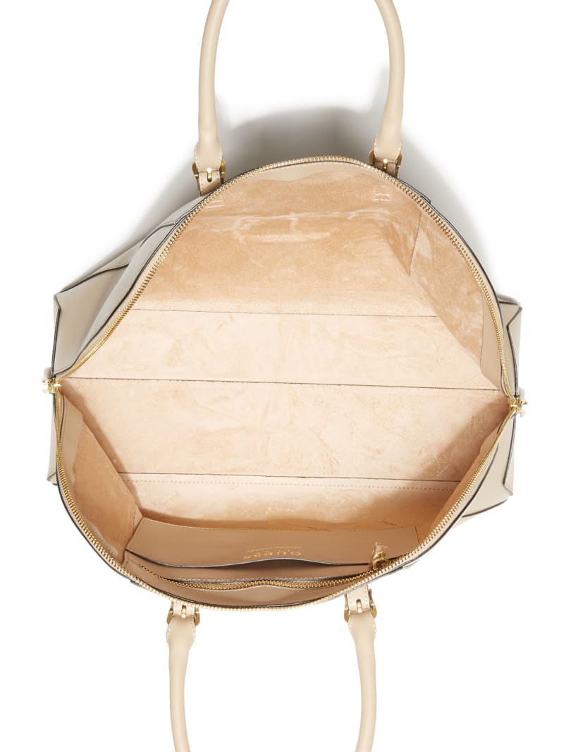 Guess Lady Luxe Dome Satchel - Taupe