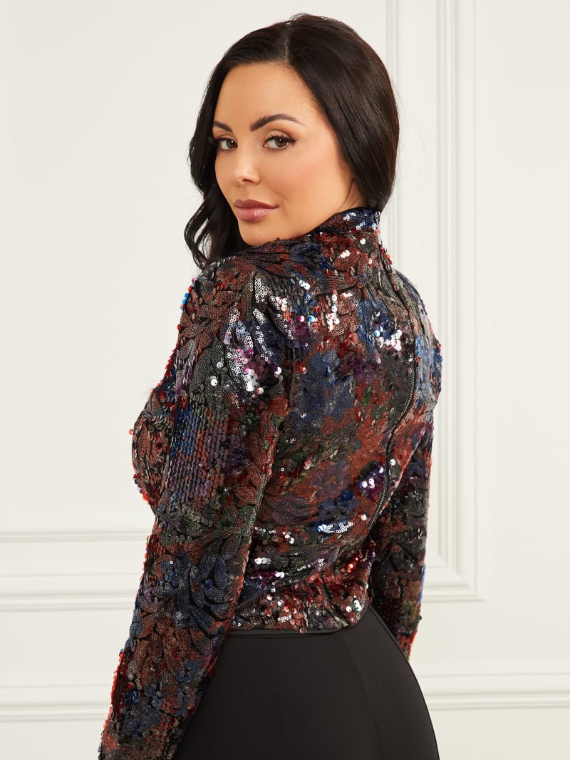 Guess Jasmine Sequin Top - Delight Sequins