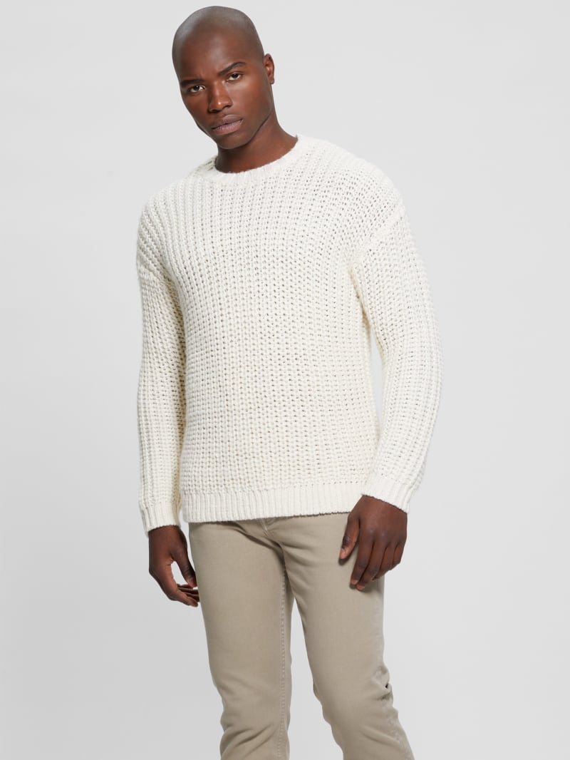 Guess Eco Wool-Blend Grayson Sweater - Quicksand