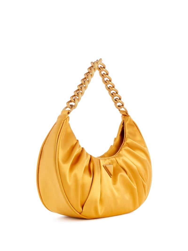 Guess Tori Satin Shoulder Bag - Topaz