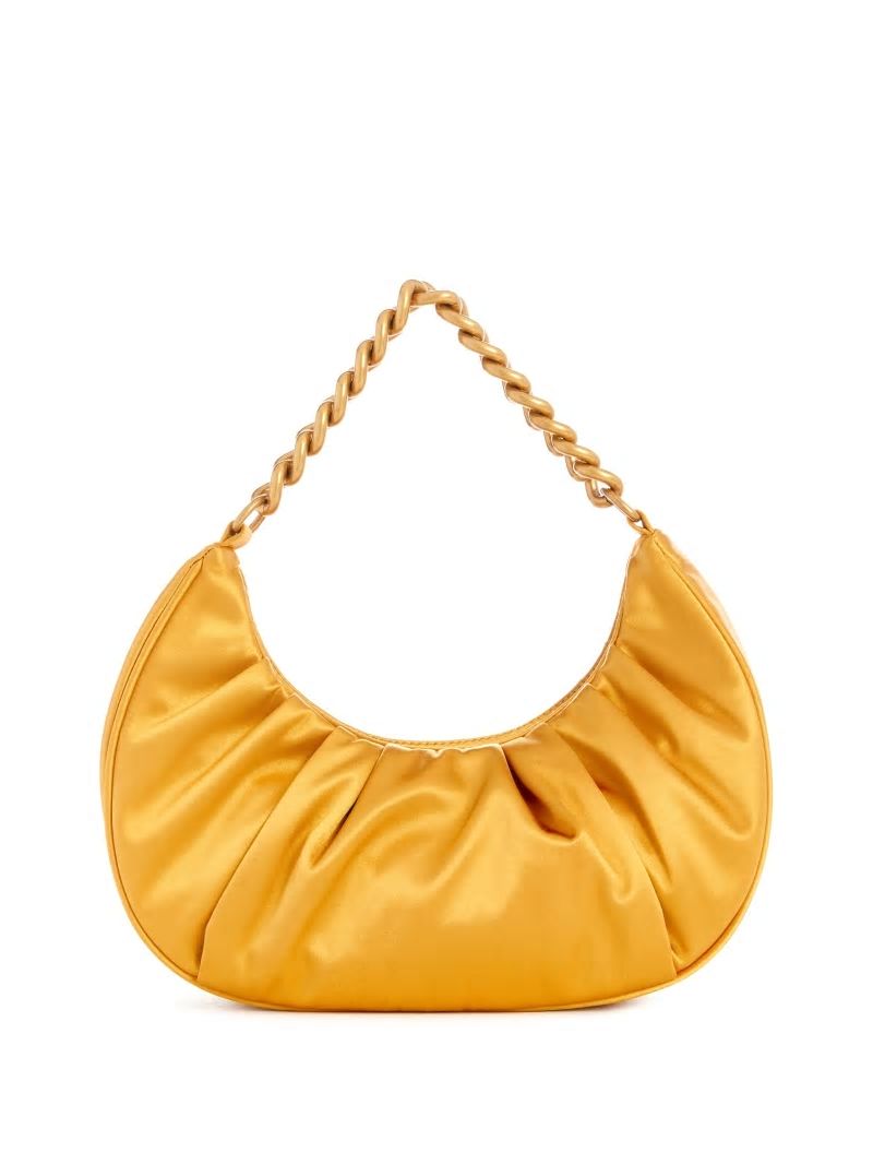 Guess Tori Satin Shoulder Bag - Topaz