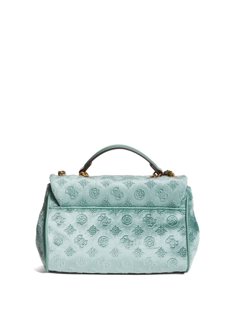 Guess Kimi Logo Convertible Crossbody - Aqua