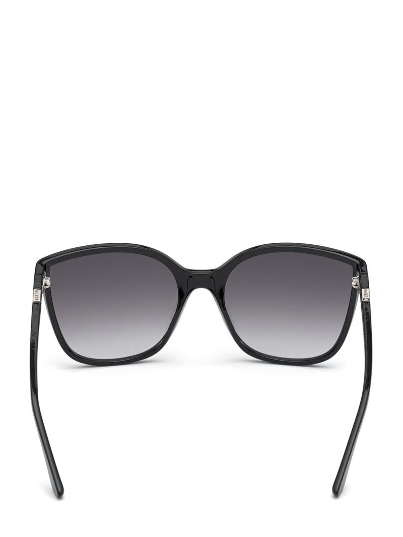 Guess Oversized Cat-Eye Sunglasses - Silver