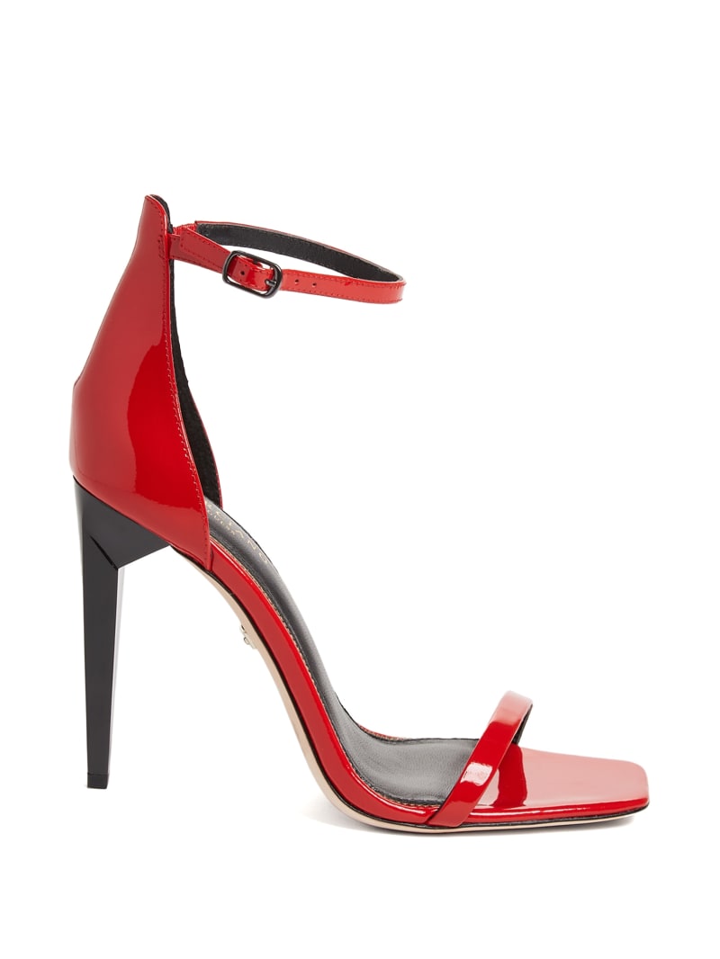 Guess Revel Patent Leather Heel - Lacquer Red A503