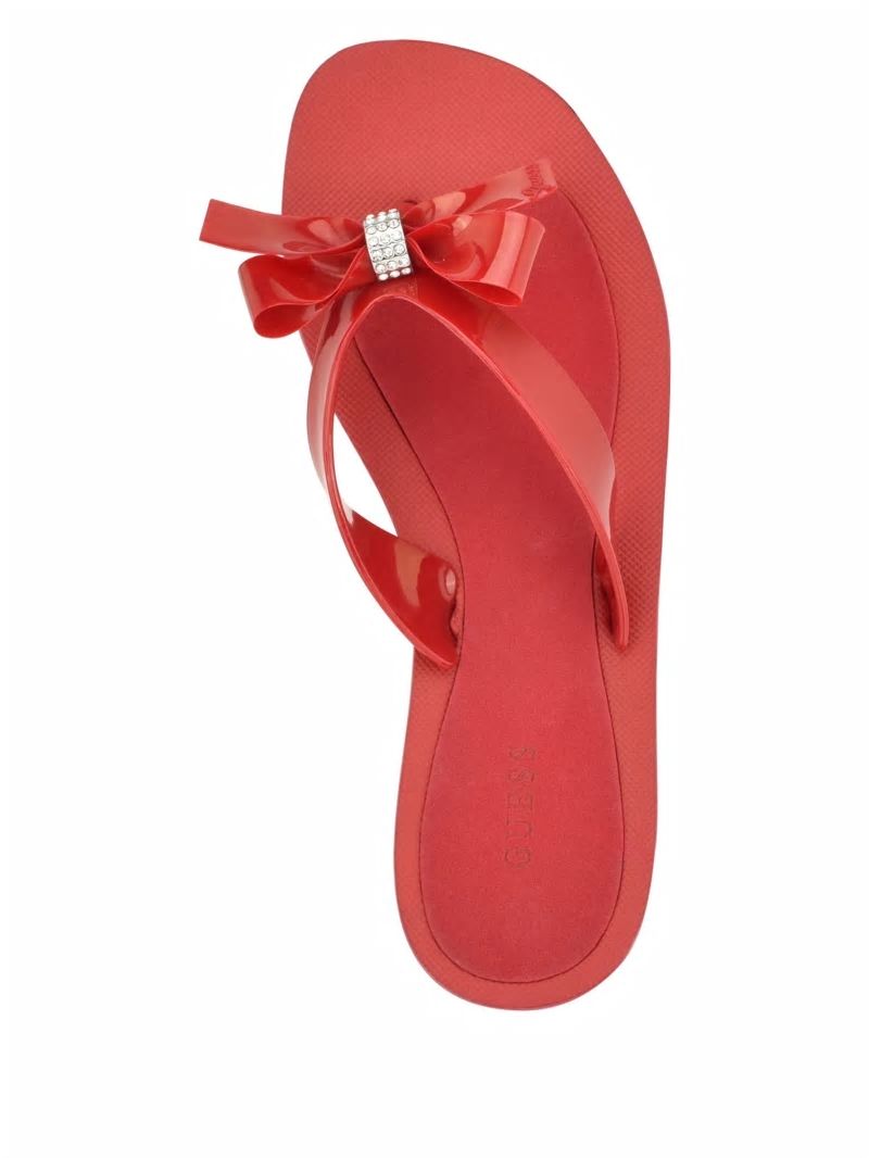 Guess Tutu Bowtie Sandals - Red/Black