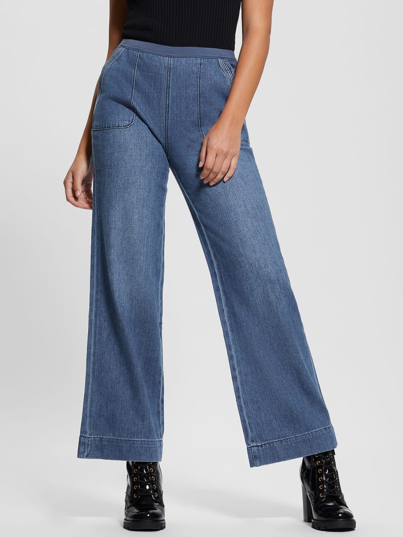 Guess Rina Wide-Leg Jeans - Noka Wash