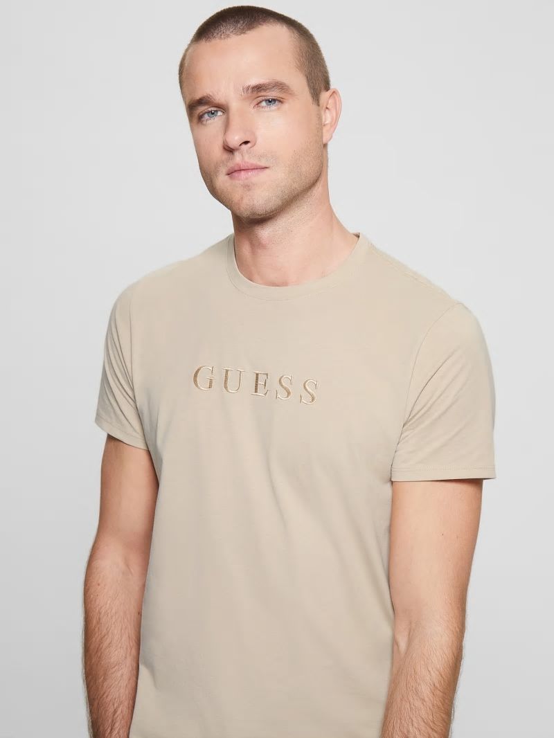 Guess Embroidered Logo Tee - Nomad