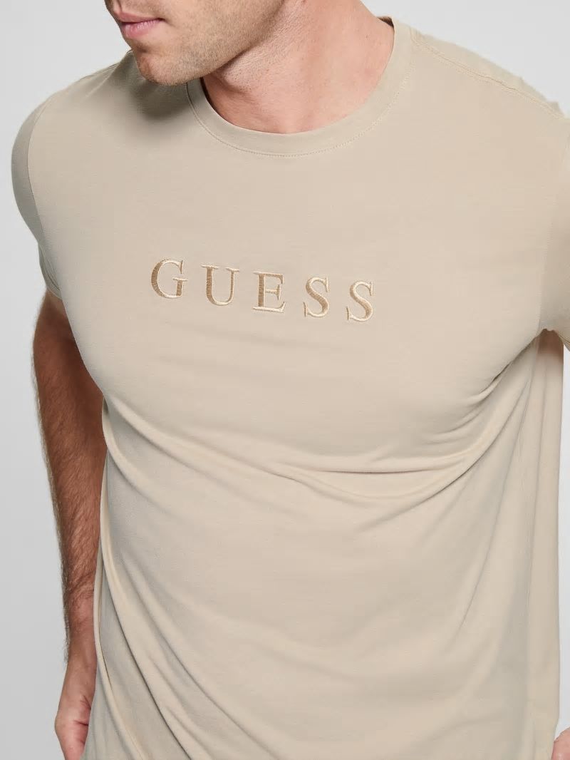 Guess Embroidered Logo Tee - Nomad