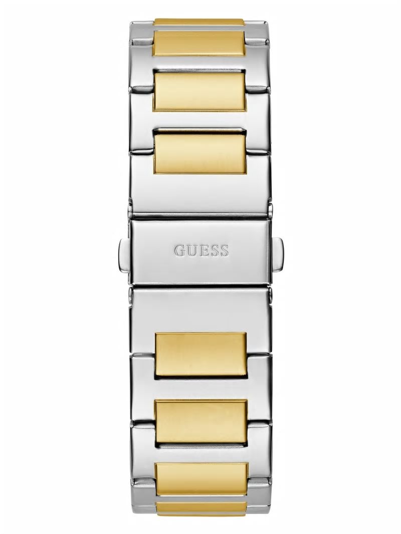 Guess Multi-Tone Square Multifunction Watch - Green