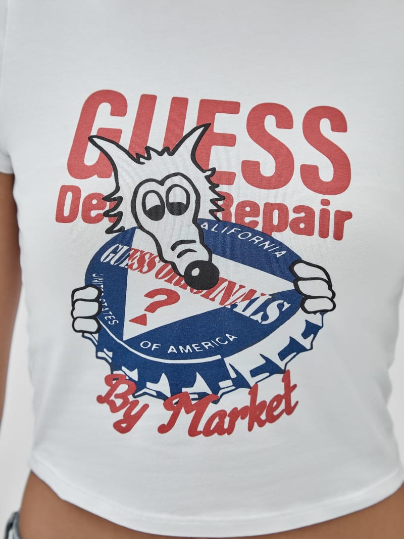 Guess GUESS Originals x Market Baby Tee - Pure White