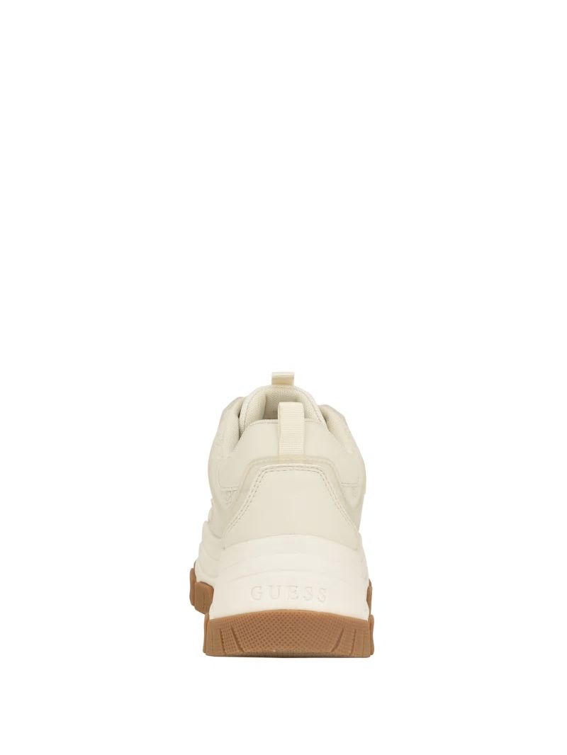 Guess Bisun Signature Peony Sneakers - Ivory 150