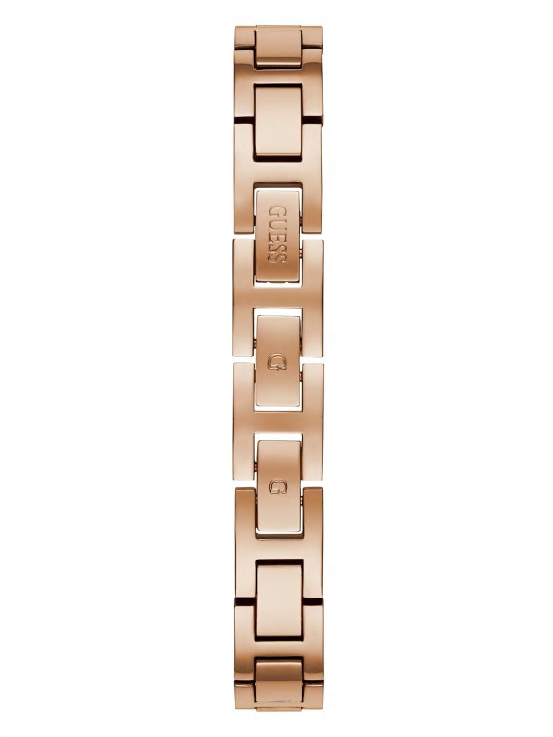 Guess Rose Gold-Tone Crystal Analog Watch - Rose Gold