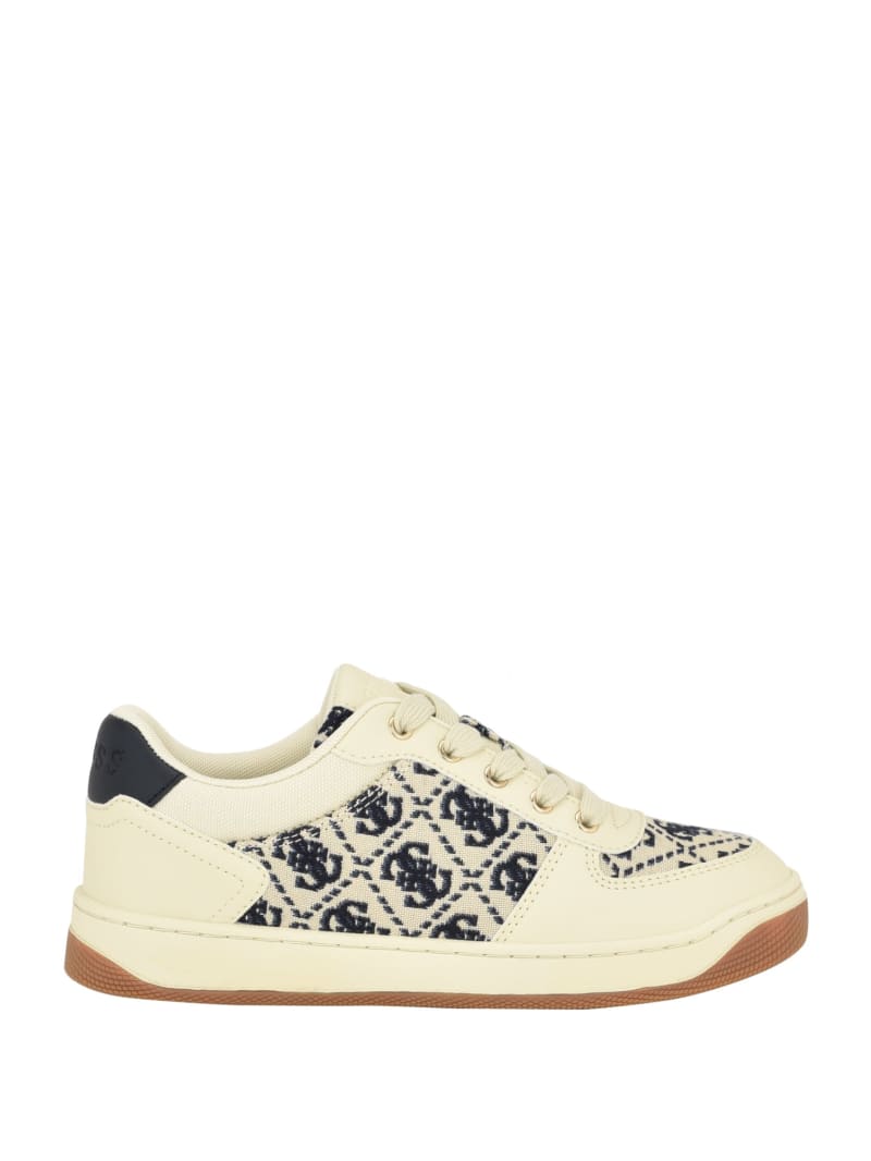 Guess Invited Jacquard Low Top - Medium Natural