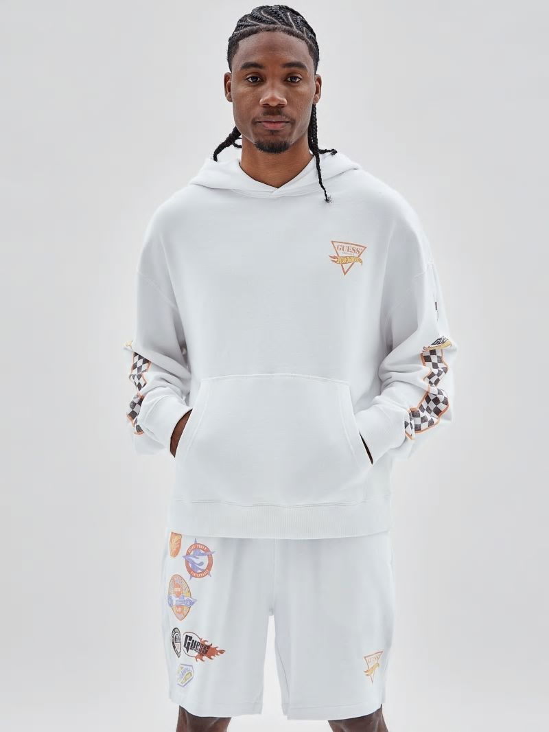 Guess GUESS Originals x Hot Wheels Hoodie - Pure White