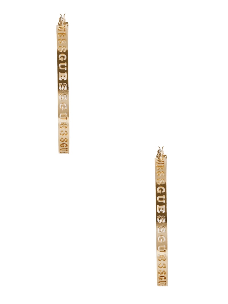 Guess Gold-Tone Oversized Hoop Earrings - Gold