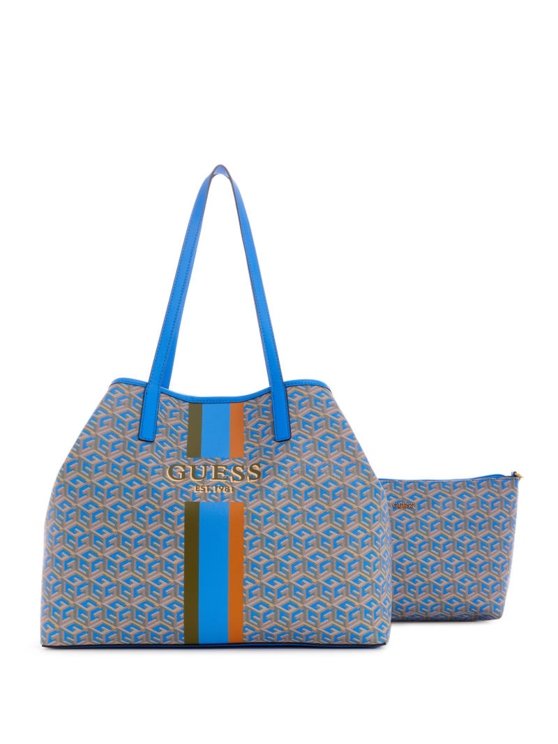 Guess Vikky Large Tote - Aquatic Logo