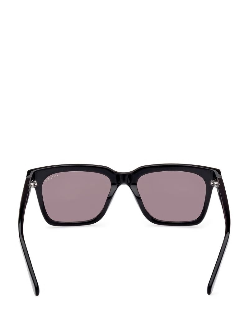 Guess Plastic Square Sunglasses - Black