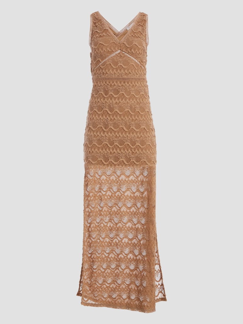 Guess Liza Lace Maxi Dress - Desert Storm