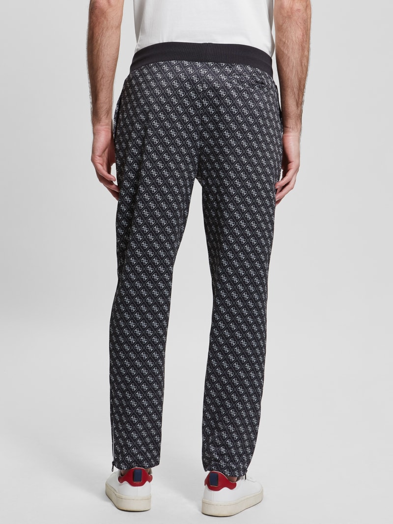 Guess Eco Korbin Track Pants - 4g Aop Jet Black