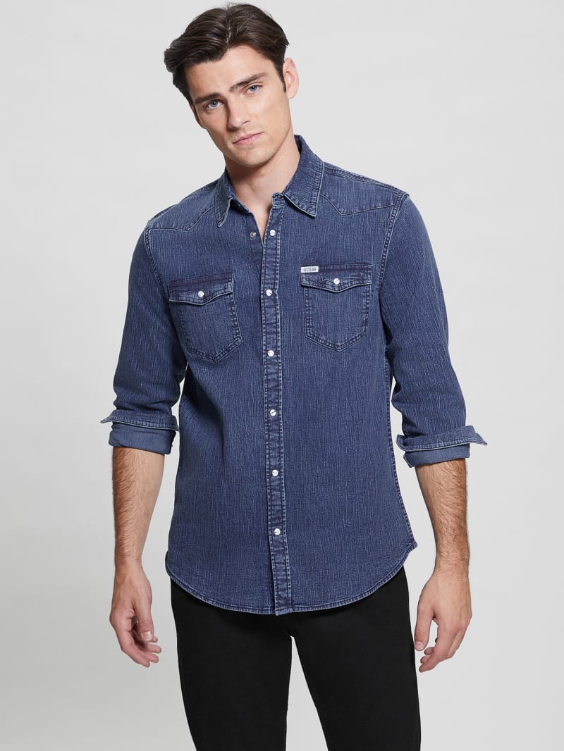 Guess Truckee Denim Shirt - Crest