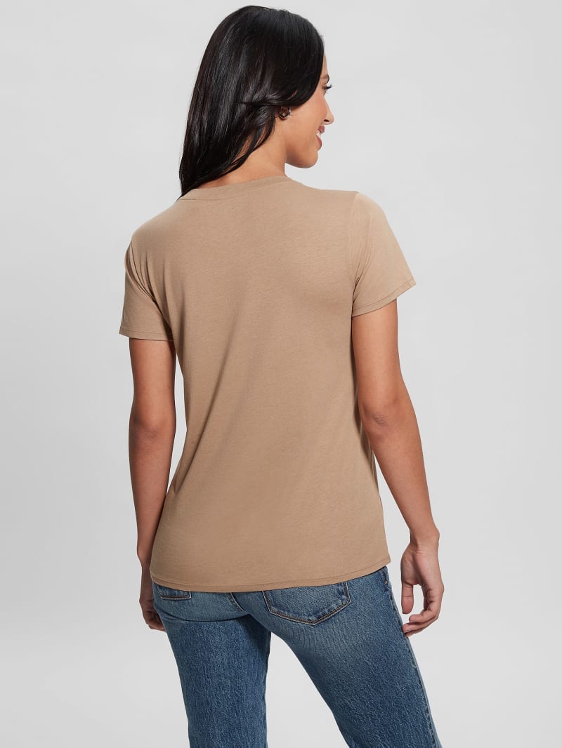 Guess Dreamcatcher Graphic Easy Tee - Wet Sand