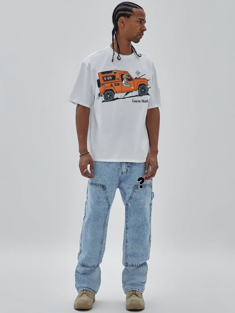 Guess GUESS Originals x Market Rover Tee - Pure White