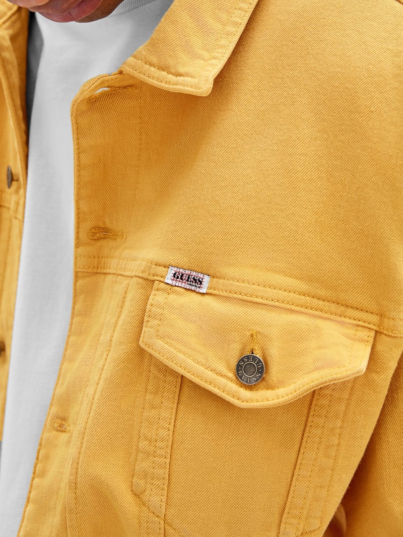 Guess GUESS Originals Denim Jacket - Go Yellow Mustard Wash