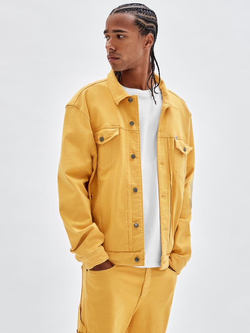 Guess GUESS Originals Denim Jacket - Go Yellow Mustard Wash